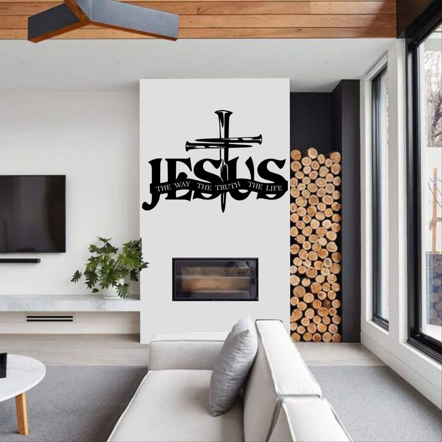 (🎁Letzter Tag 49% AUS)🔥Jesus & Kreuz Design Wandkunst