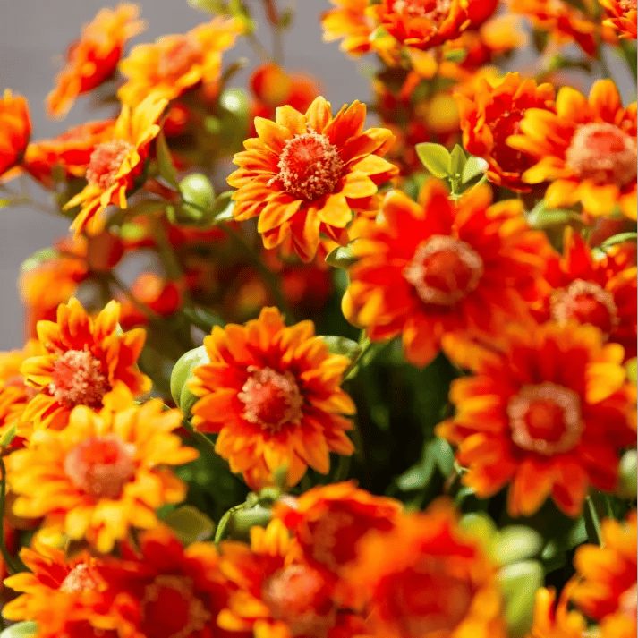 💥 Künstliche Chrysanthemen für den Außenbereich – UV-beständig, wasserfest, windfest