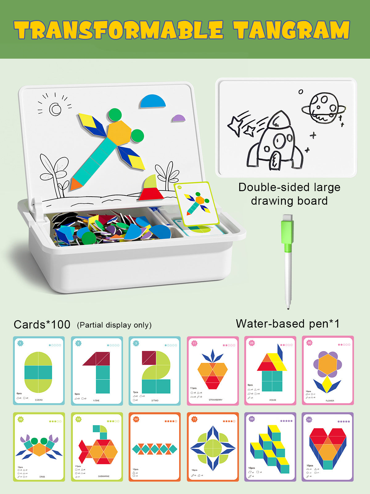 Magnetisches Puzzle-Lernspielzeug