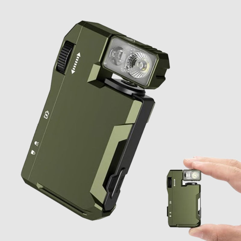 🔥 LED-Licht im Taschenformat - 400LM Helligkeit, USB-C, magnetischer Clip, ideal für die Tasche, Reparaturen, Rucksacktouren
