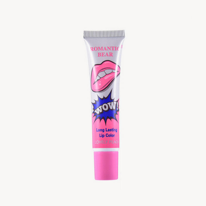Abziehbarer Lipgloss und Lippenstift