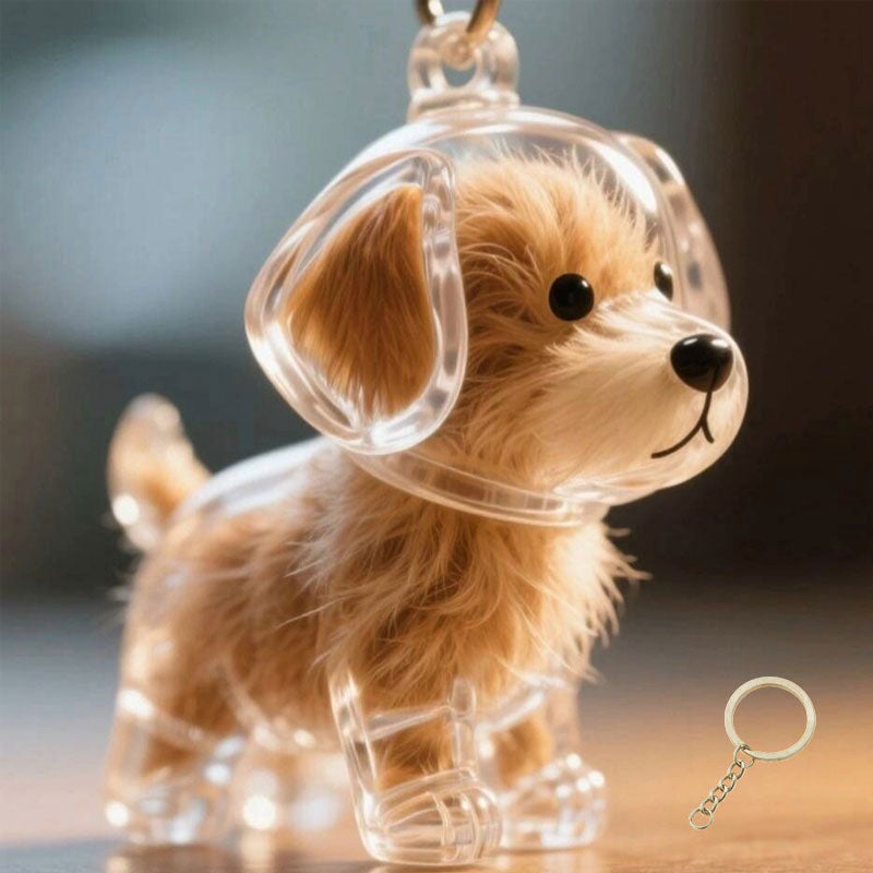 🐶Schlüsselanhänger mit Tierhaar-Souvenir – Bewahren Sie die Wärme Ihres Begleiters💖✨