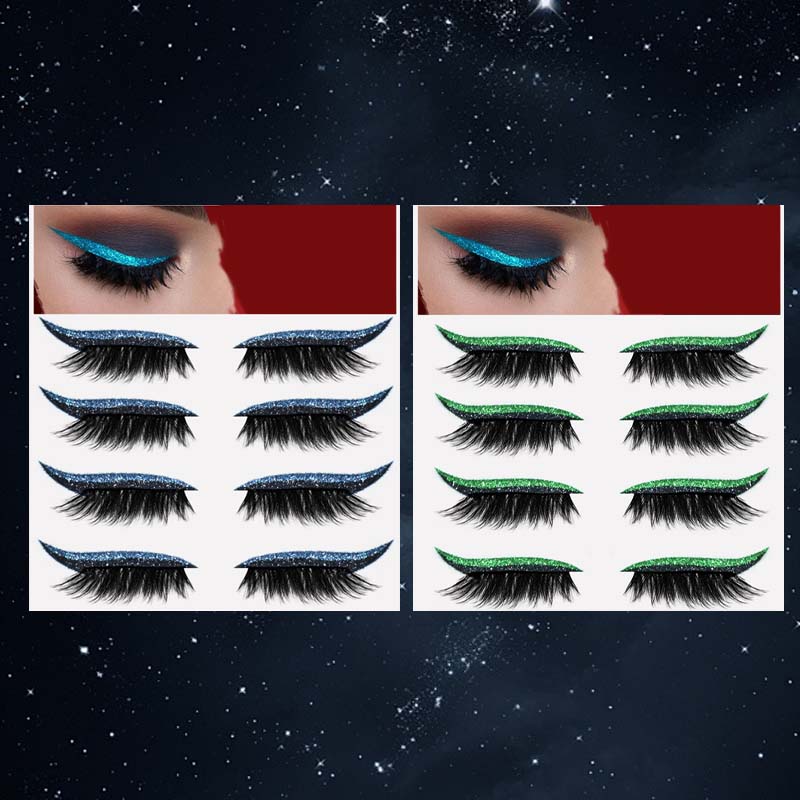 SELBSTKLEBENDE EYELINER- & WIMPERNAUFKLEBER