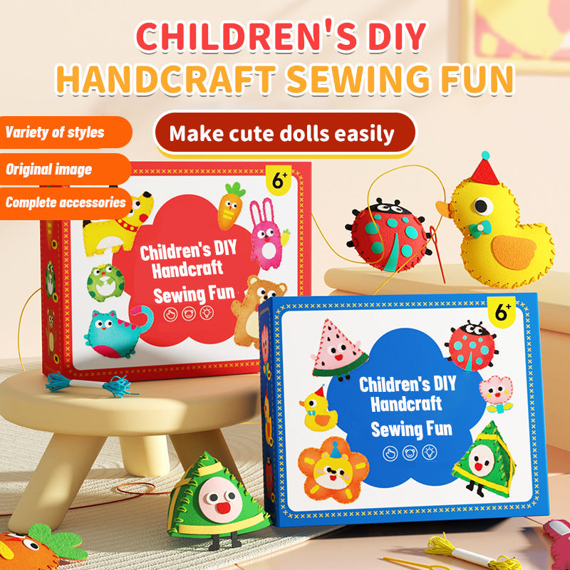 Kinder DIY Bastelspaß Nähen