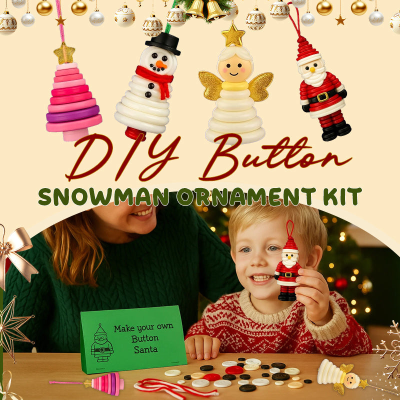 ☃️ DIY-Bastelset für Schneemann-Ornamente