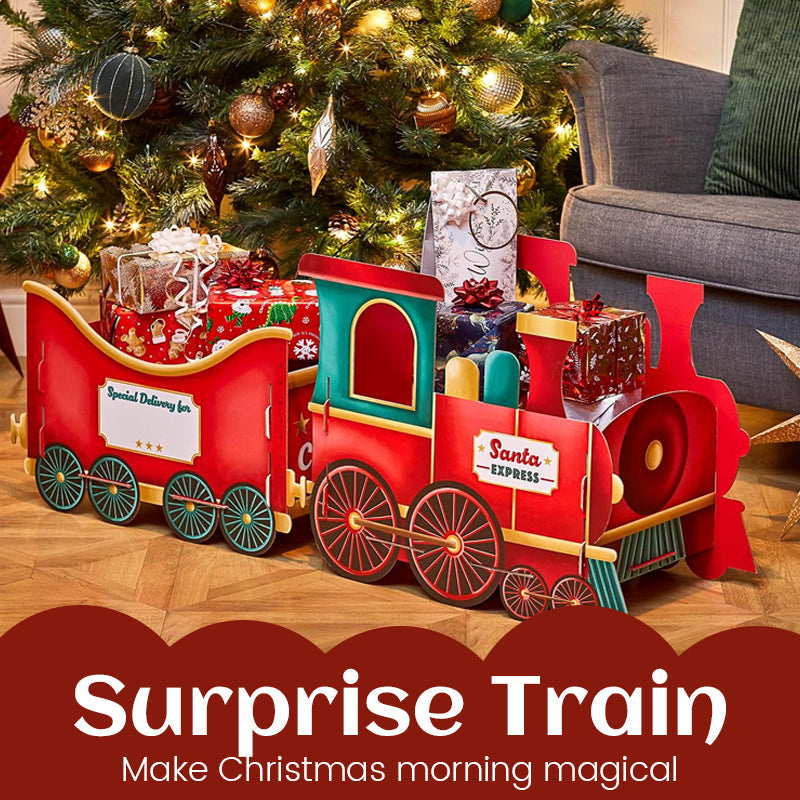 🎁 Der Weihnachtsmann-Geschenkezug – Verbreiten Sie Weihnachtsstimmung mit Stil! 🚂🎄