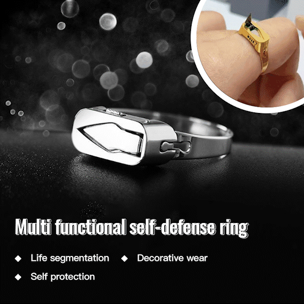 💍Metall-Selbstverteidigungsringmesser