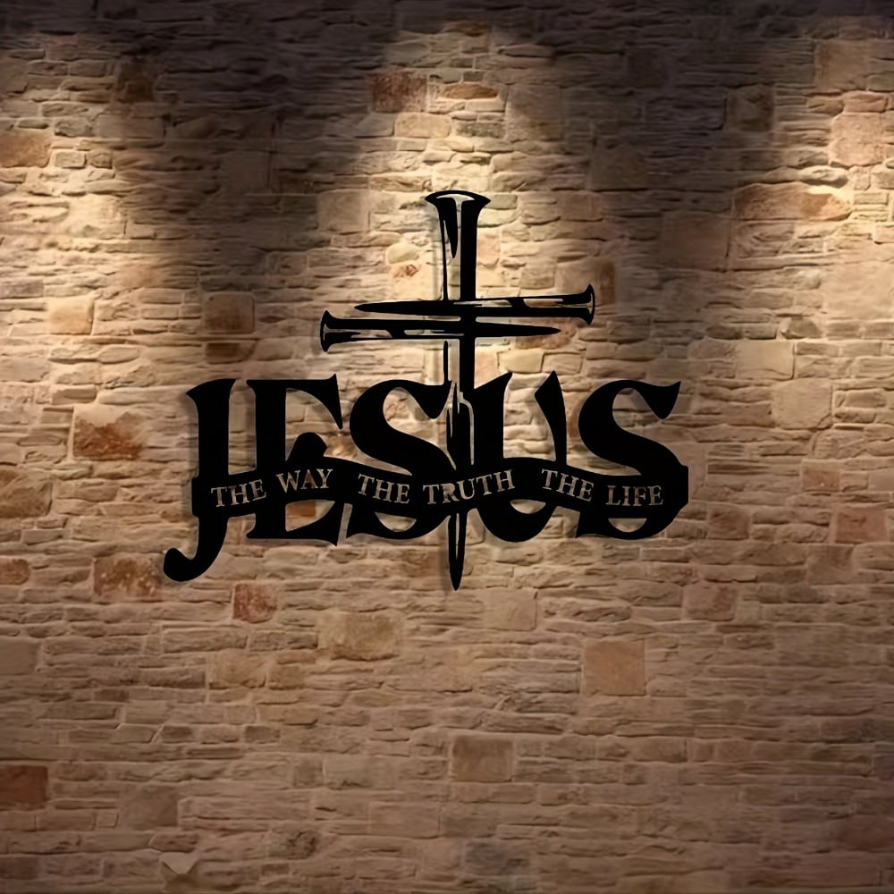 (🎁Letzter Tag 49% AUS)🔥Jesus & Kreuz Design Wandkunst