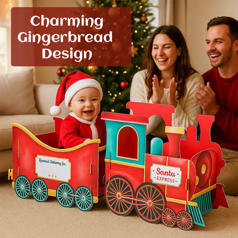 🎁 Der Weihnachtsmann-Geschenkezug – Verbreiten Sie Weihnachtsstimmung mit Stil! 🚂🎄