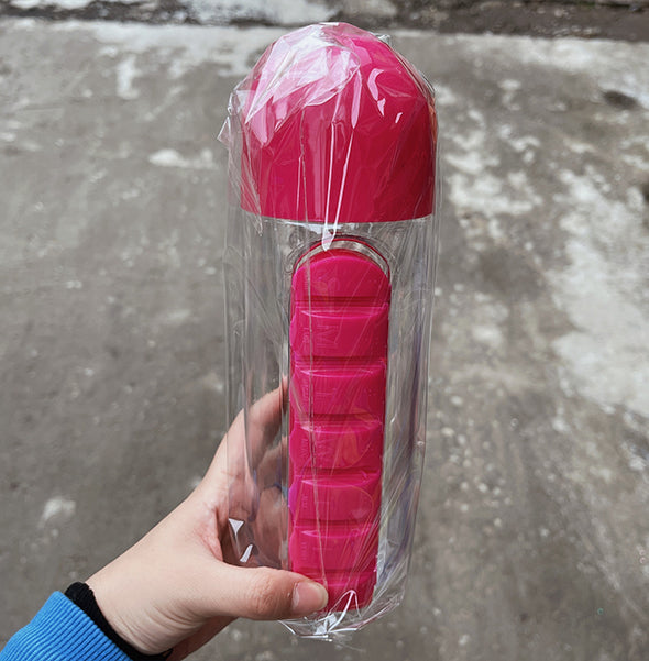Pillenorganisator-Wasserflasche