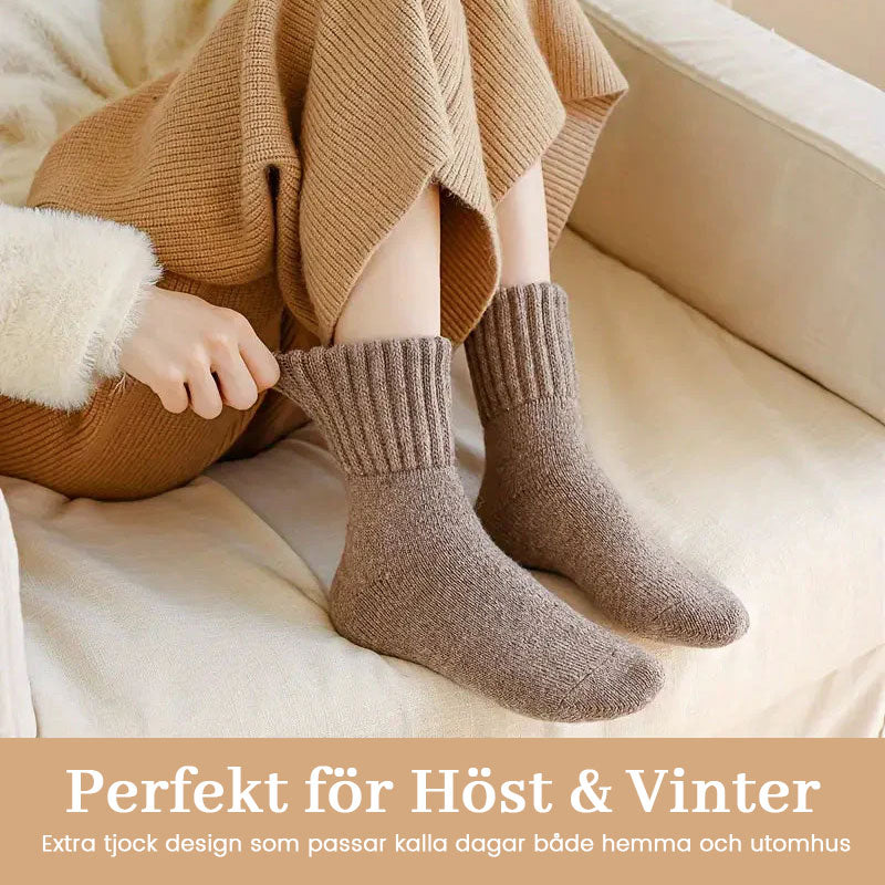🧦 Wärmende Wollsocken in mittlerer Höhe