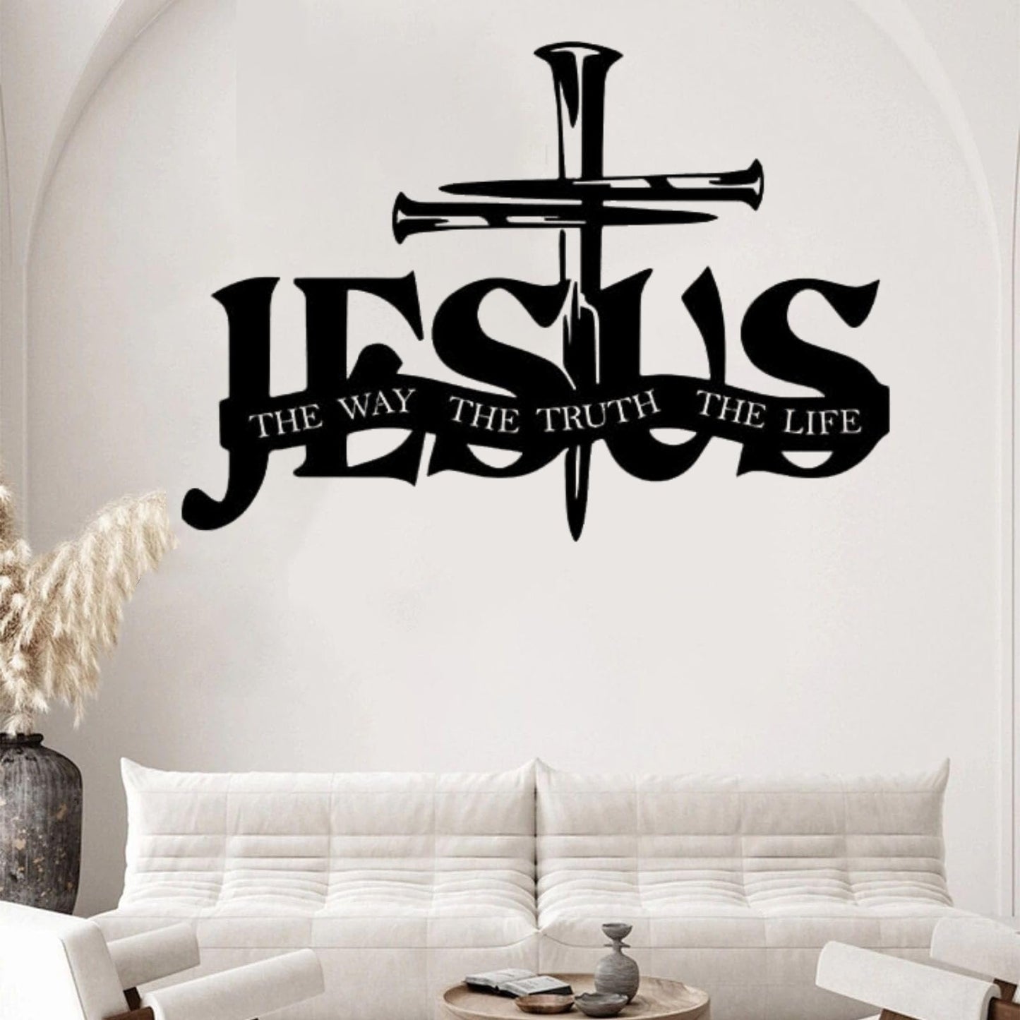 (🎁Letzter Tag 49% AUS)🔥Jesus & Kreuz Design Wandkunst