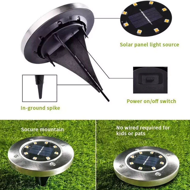 LED-Solar-Bodenlichter
