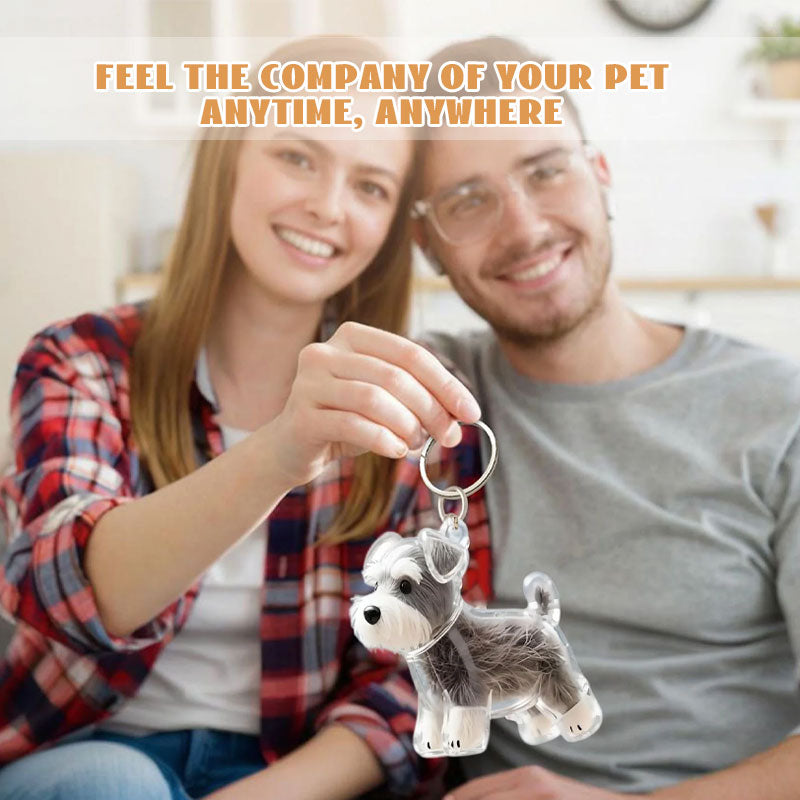 🐶Schlüsselanhänger mit Tierhaar-Souvenir – Bewahren Sie die Wärme Ihres Begleiters💖✨