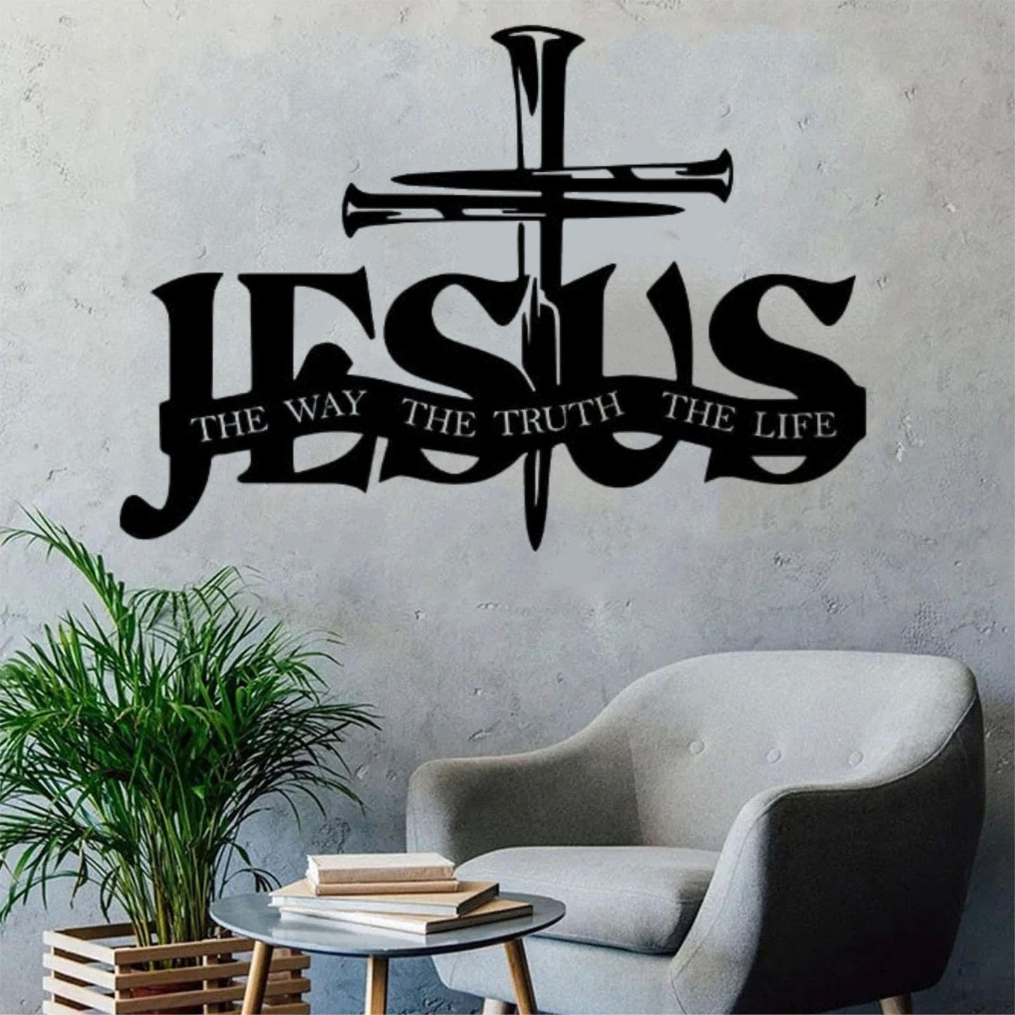 (🎁Letzter Tag 49% AUS)🔥Jesus & Kreuz Design Wandkunst