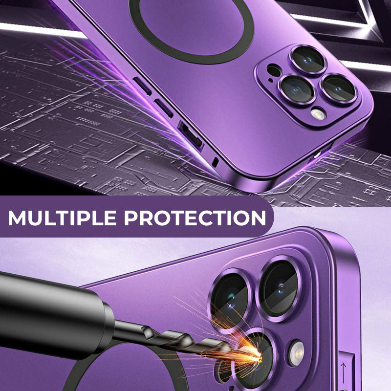 Einfache magnetische Handyhülle aus Metall für das iPhone