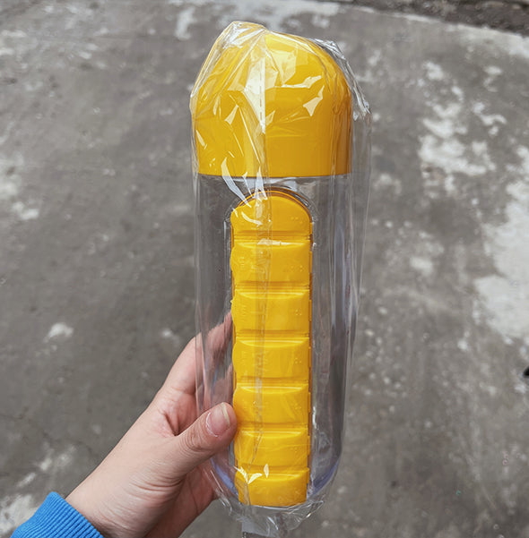 Pillenorganisator-Wasserflasche