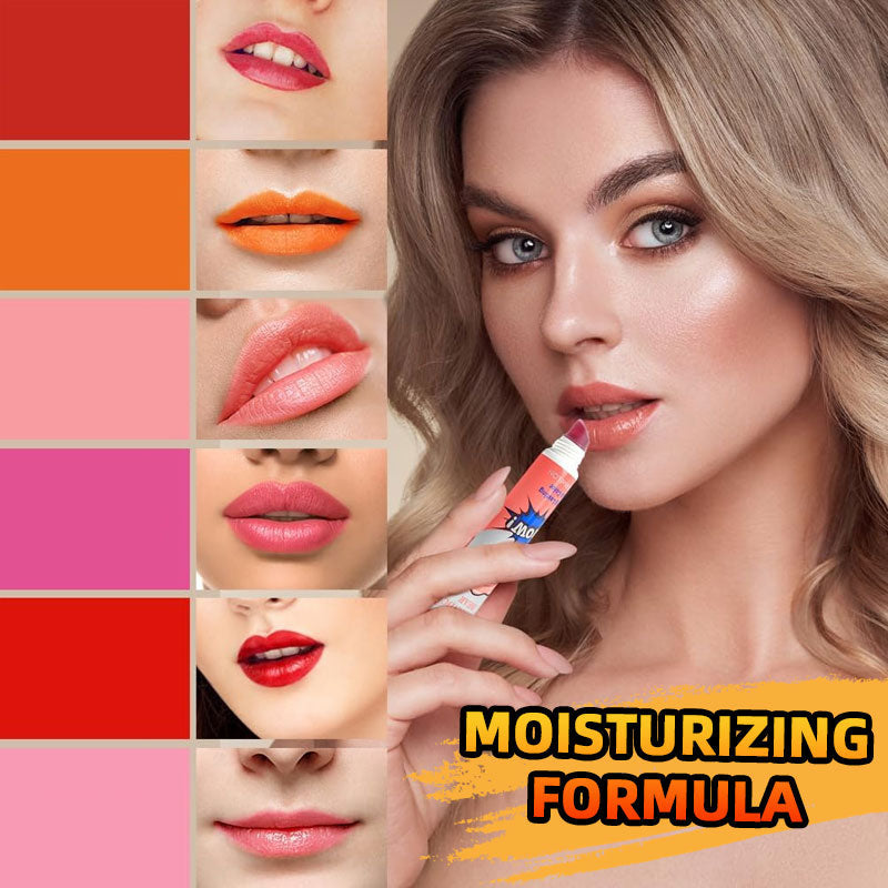 Abziehbarer Lipgloss und Lippenstift
