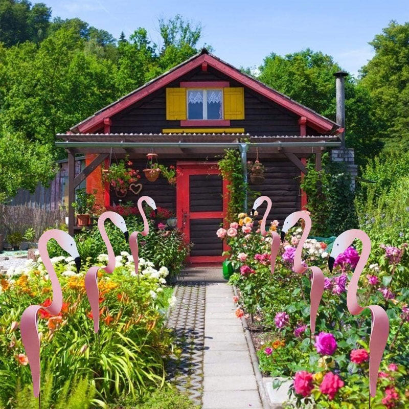 🦩Flamingo Deko-Windmühle – Tropisches Party-Windspiel für Ihren Garten🌴
