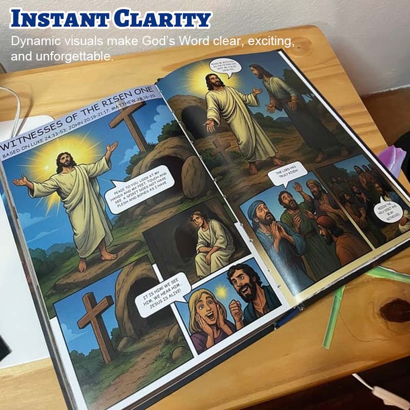 🔥🙏Comic-Bibel für alle Altersgruppen | Volles Testament Ausgabe
