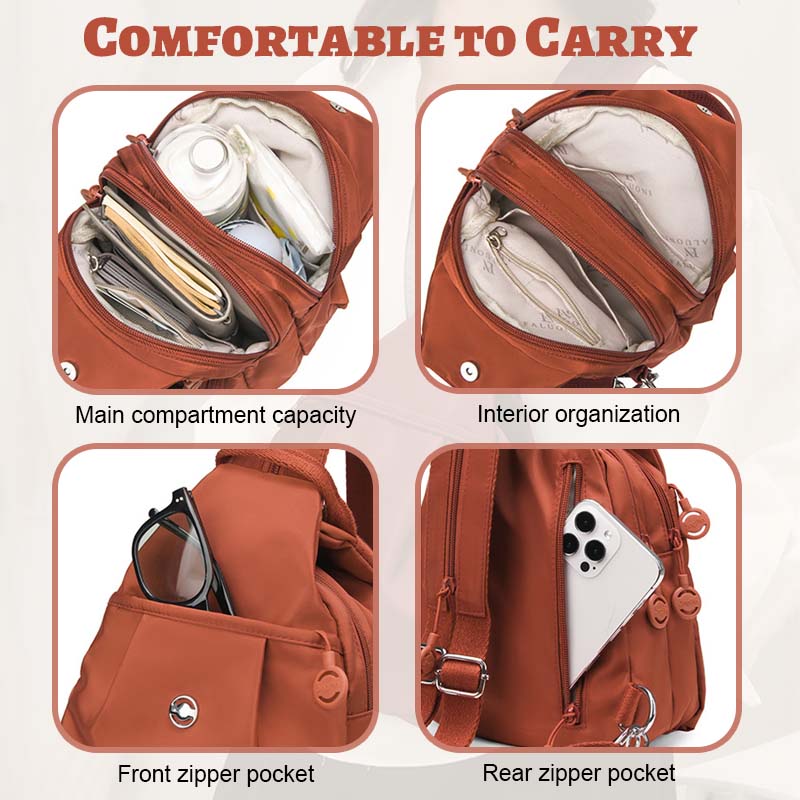 🎒 Multifunktionaler Nylon-Rucksack · Ihr stilvoller Begleiter für jeden Tag