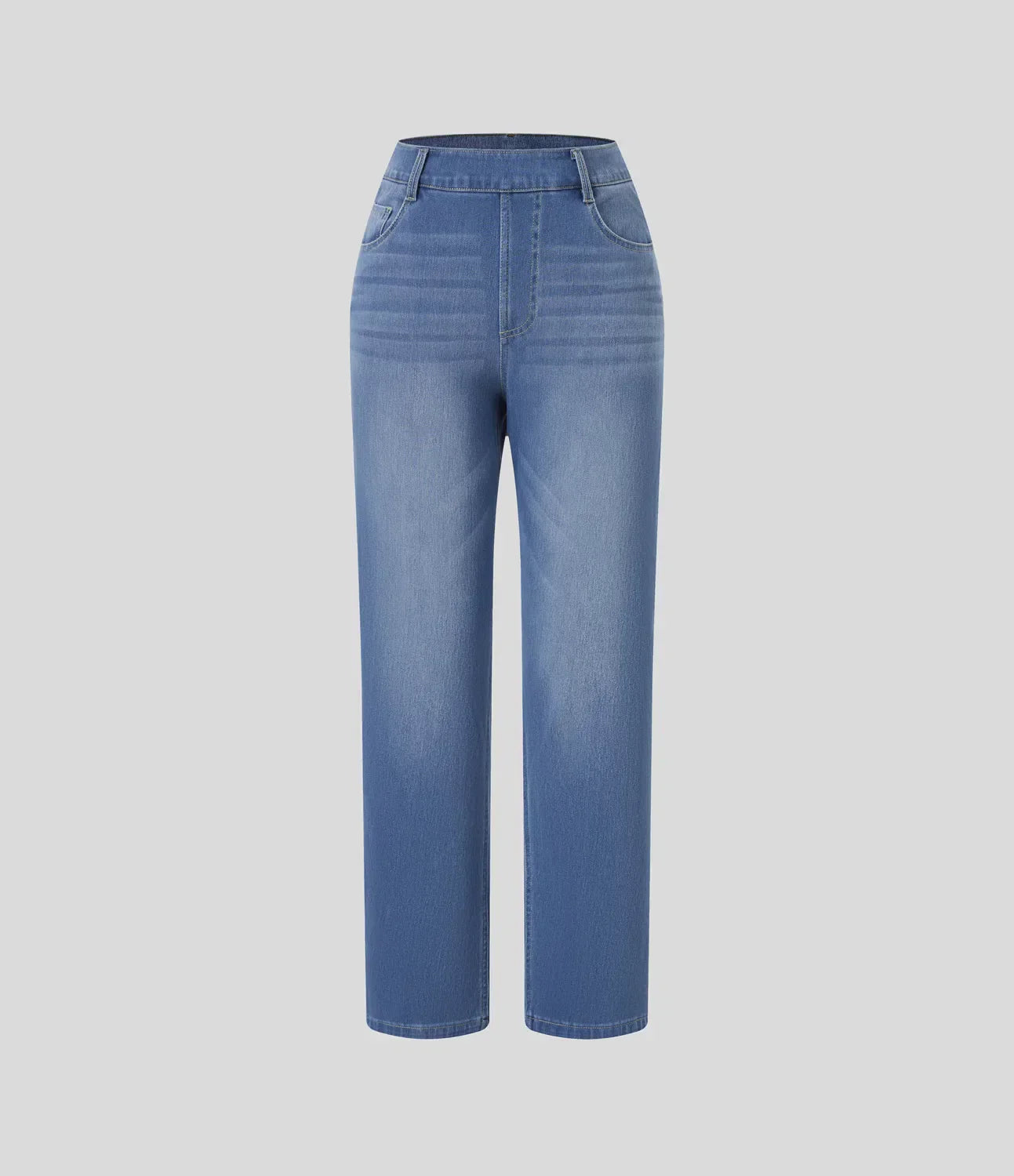 Elastische & bequeme Hose mit hoher Taille
