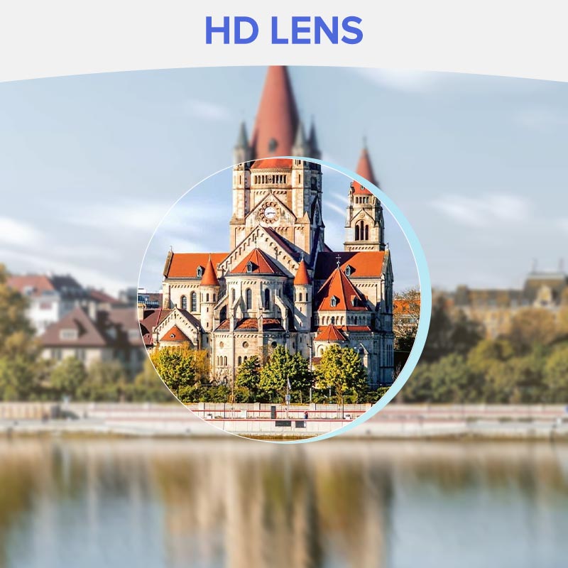 Neue Lesebrille Mit Hohem Härtegrad Und Anti-Blaulicht-Saphirglas Für Den Doppelten Gebrauch