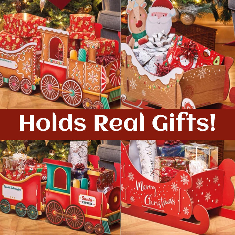 🎁 Der Weihnachtsmann-Geschenkezug – Verbreiten Sie Weihnachtsstimmung mit Stil! 🚂🎄