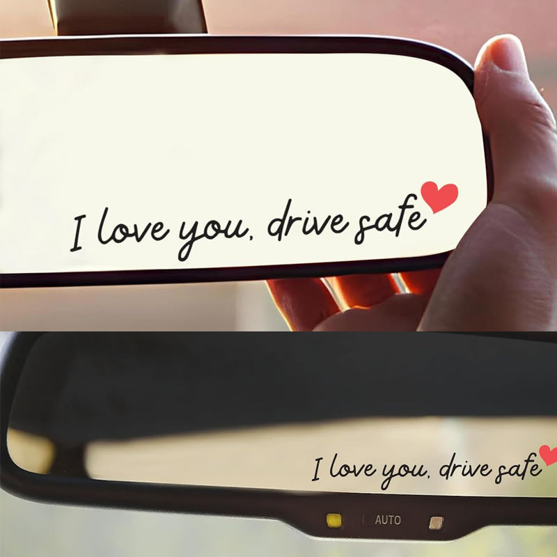 „I Love You Drive Safe“ Autoaufkleber