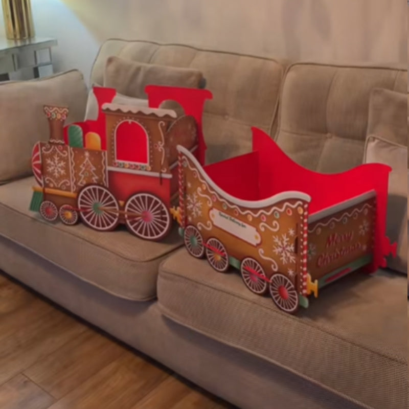 🎁 Der Weihnachtsmann-Geschenkezug – Verbreiten Sie Weihnachtsstimmung mit Stil! 🚂🎄