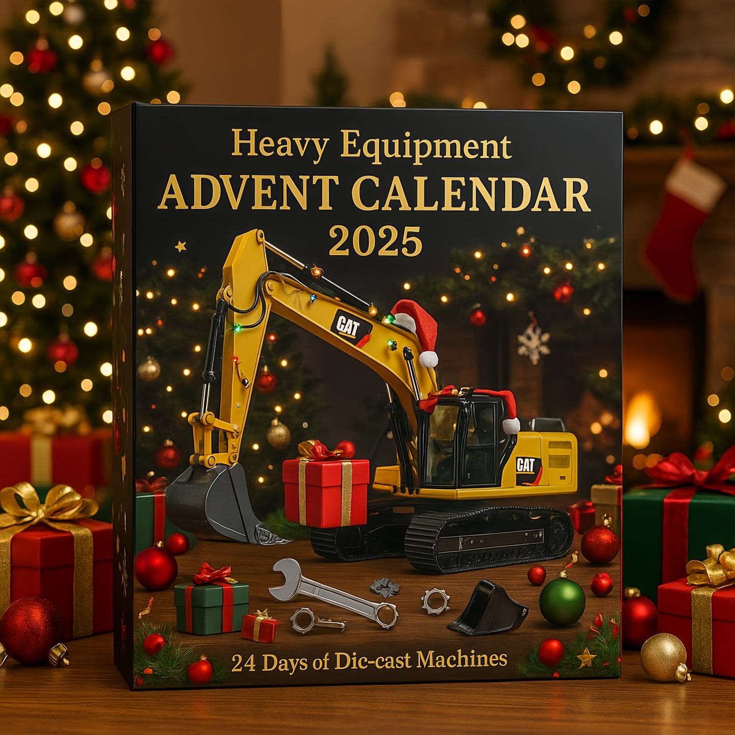 Weihnachtskalender für Baumaschinen 2025 · 24 Druckgussmaschinen
