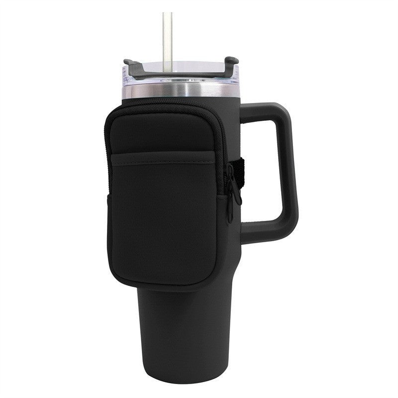Verstellbare Umhängetasche mit Thermosbecherhalter für 40 oz