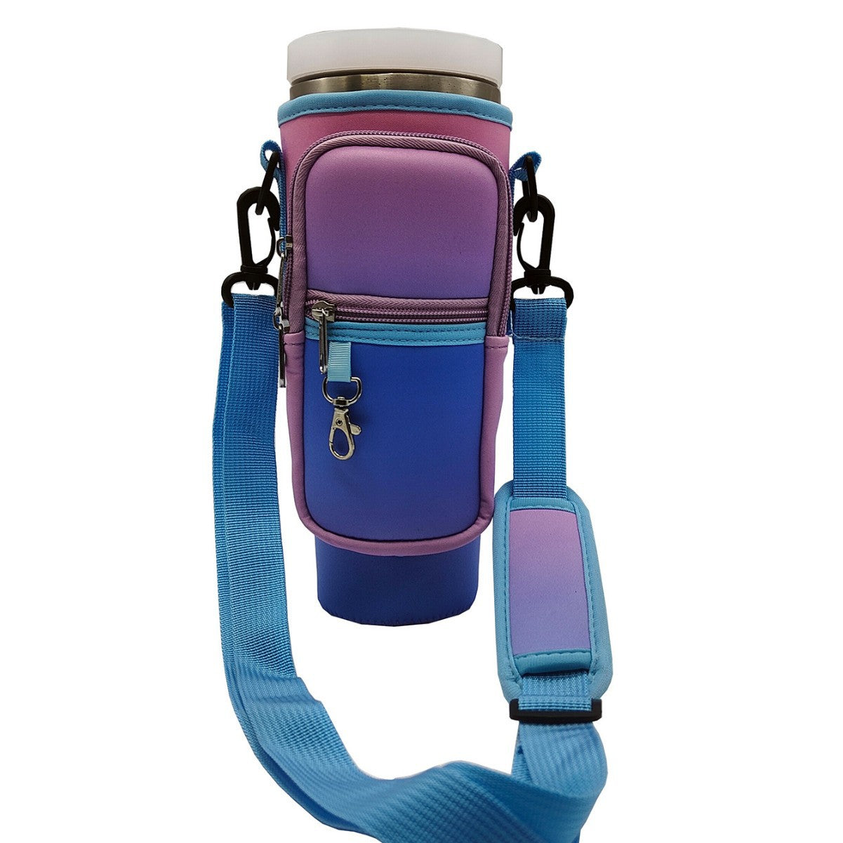 Verstellbare Umhängetasche mit Thermosbecherhalter für 40 oz