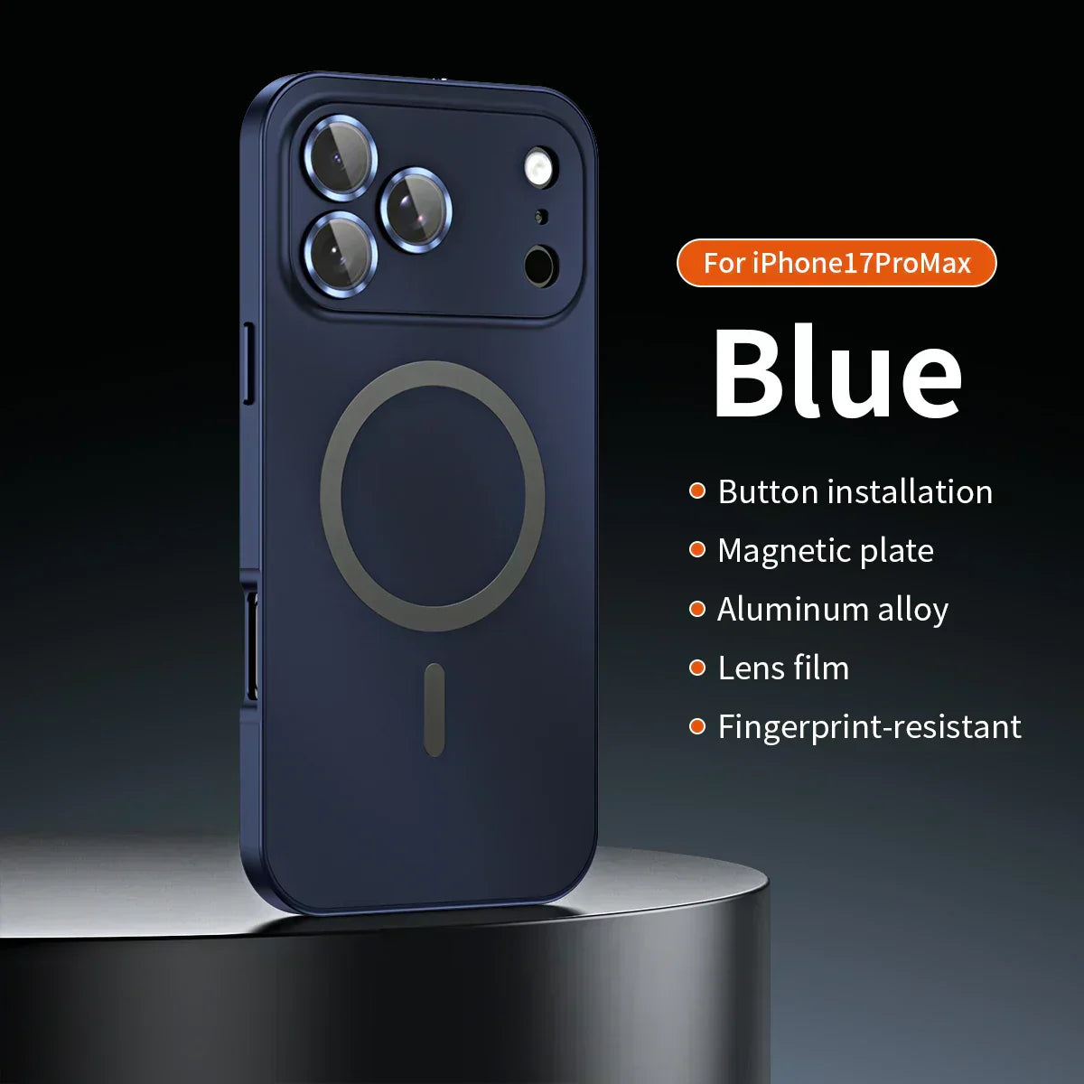 ✨17-13🔥Magnetische Aluminium-Rahmenhülle für iPhone