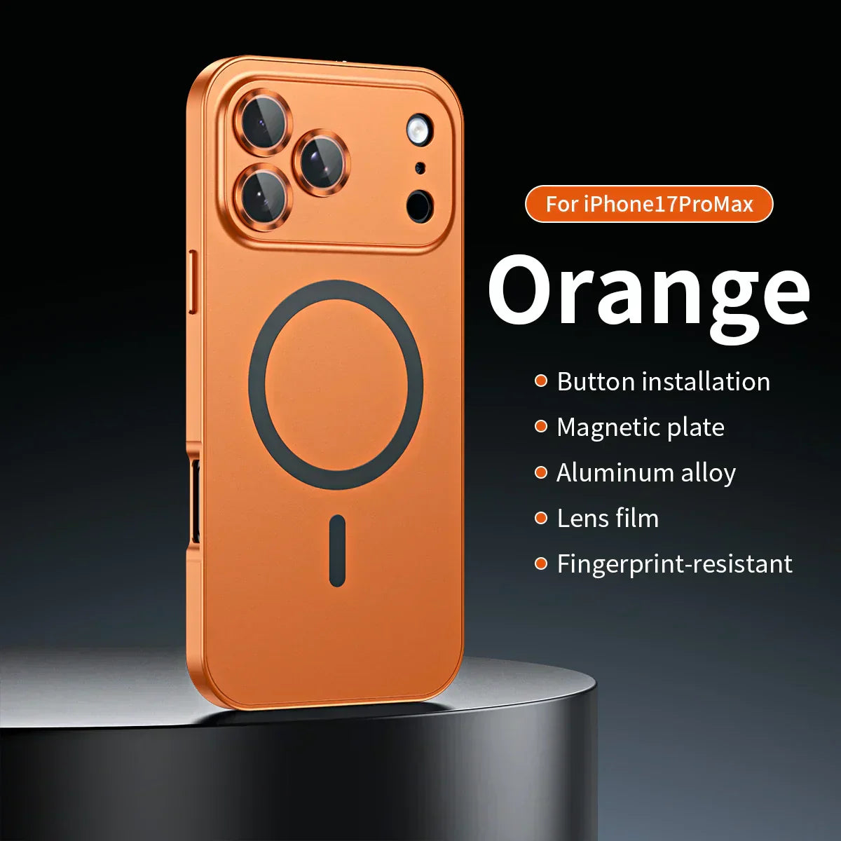 ✨17-13🔥Magnetische Aluminium-Rahmenhülle für iPhone