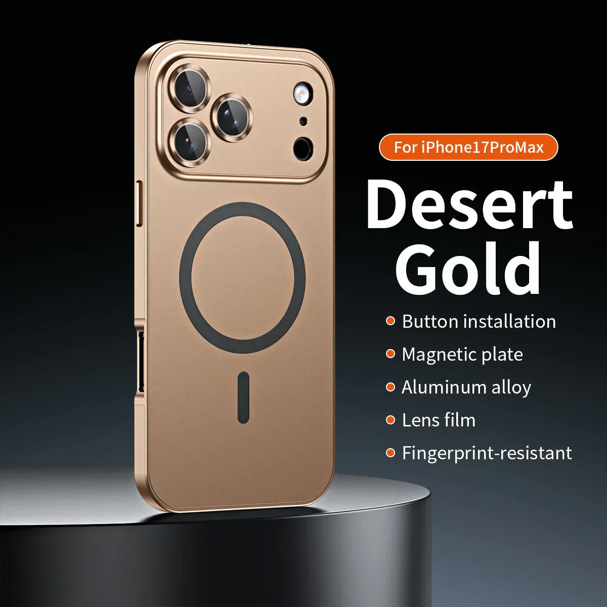 ✨17-13🔥Magnetische Aluminium-Rahmenhülle für iPhone