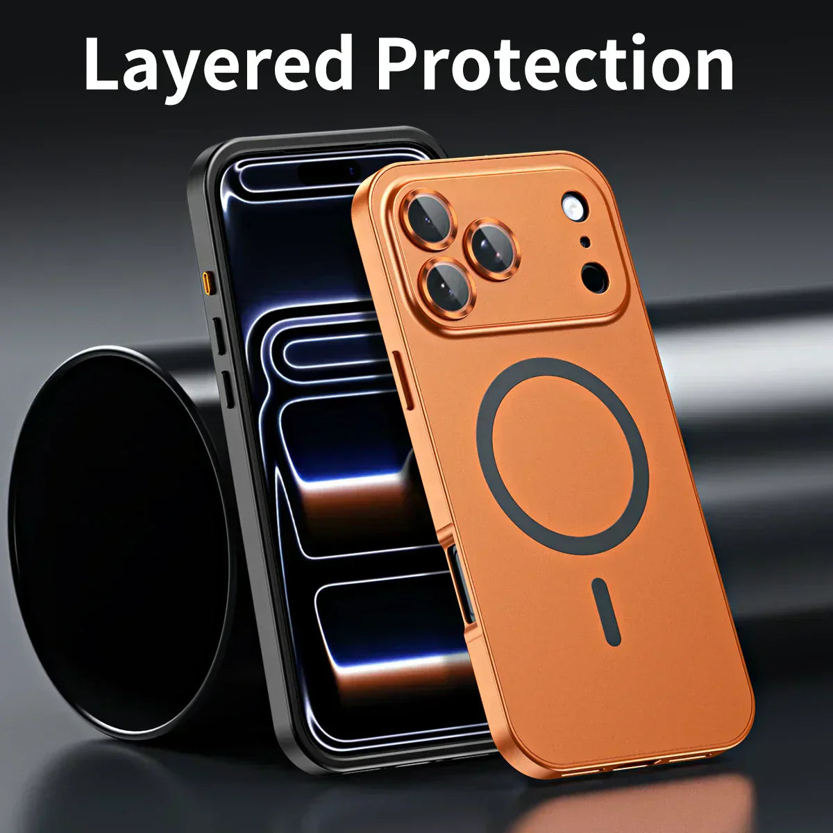 ✨17-13🔥Magnetische Aluminium-Rahmenhülle für iPhone