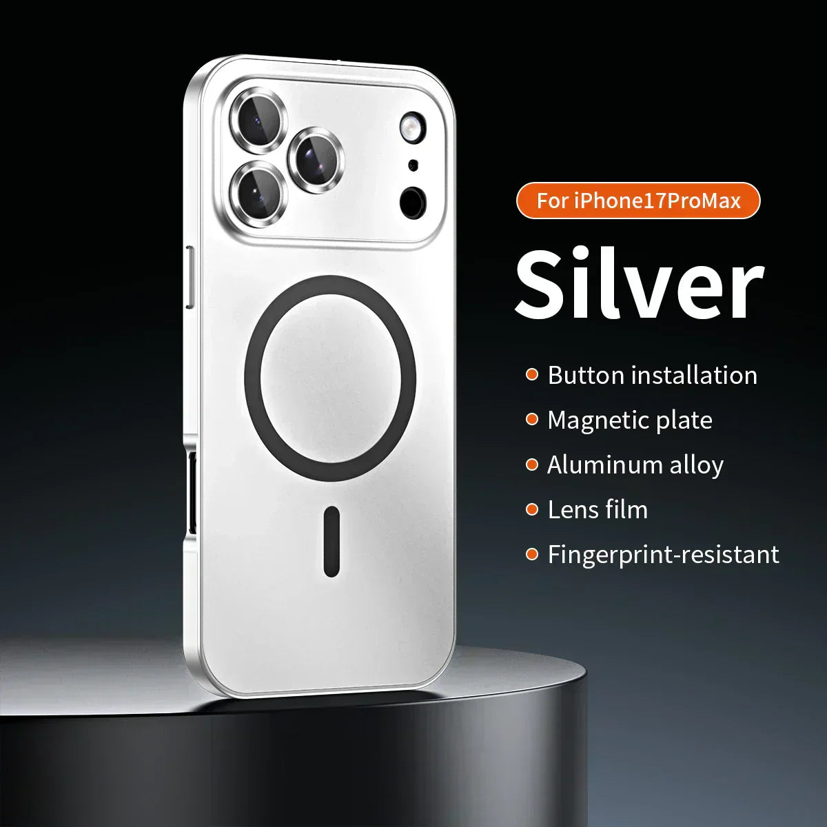 ✨17-13🔥Magnetische Aluminium-Rahmenhülle für iPhone