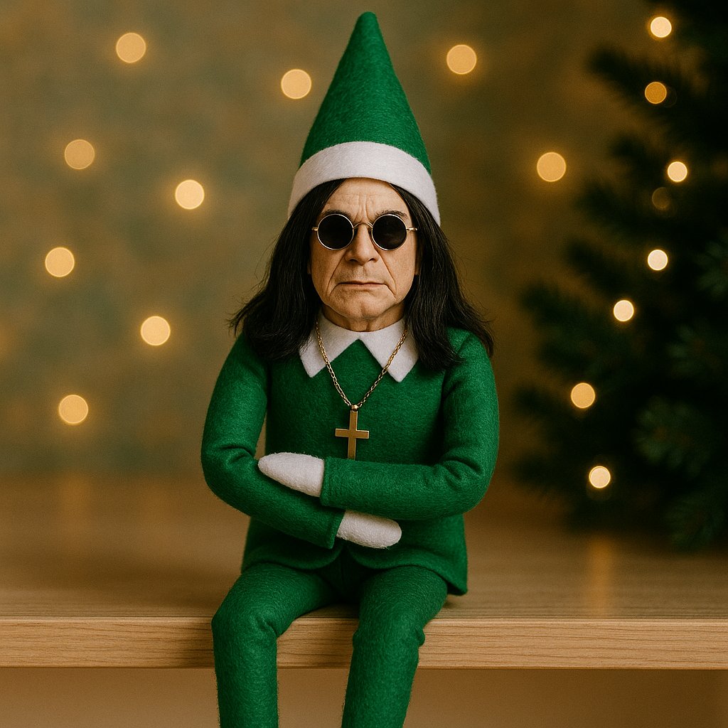Ozzy Weihnachtselfe-Puppe