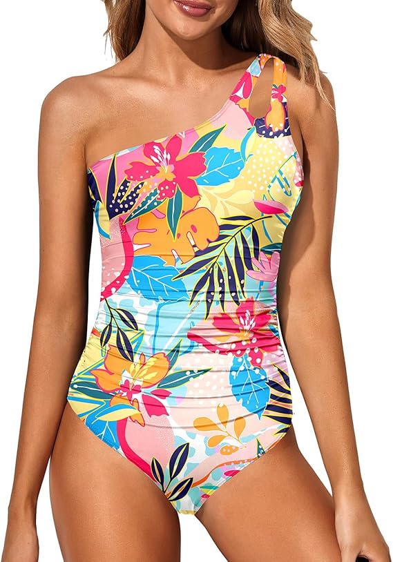 🔥Heißer Verkauf €16,99!!💥👙Ein-Schulter-Badeanzug für Damen
