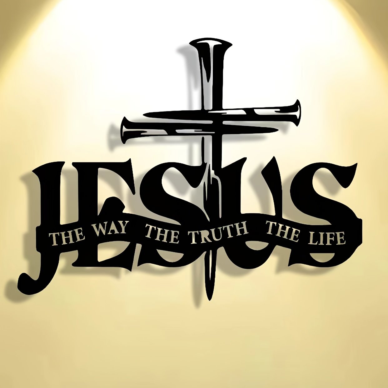 (🎁Letzter Tag 49% AUS)🔥Jesus & Kreuz Design Wandkunst