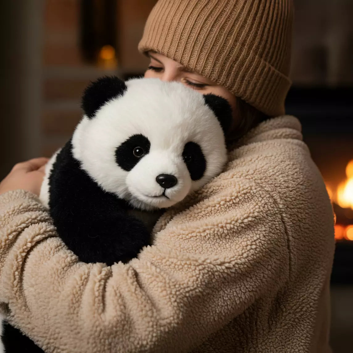 Weiches und niedliches Panda-Kissen🐼💤