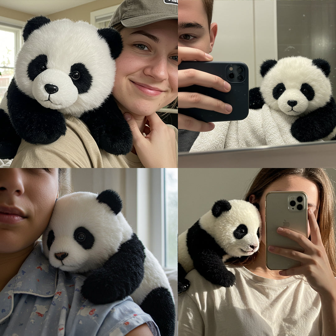 Weiches und niedliches Panda-Kissen🐼💤