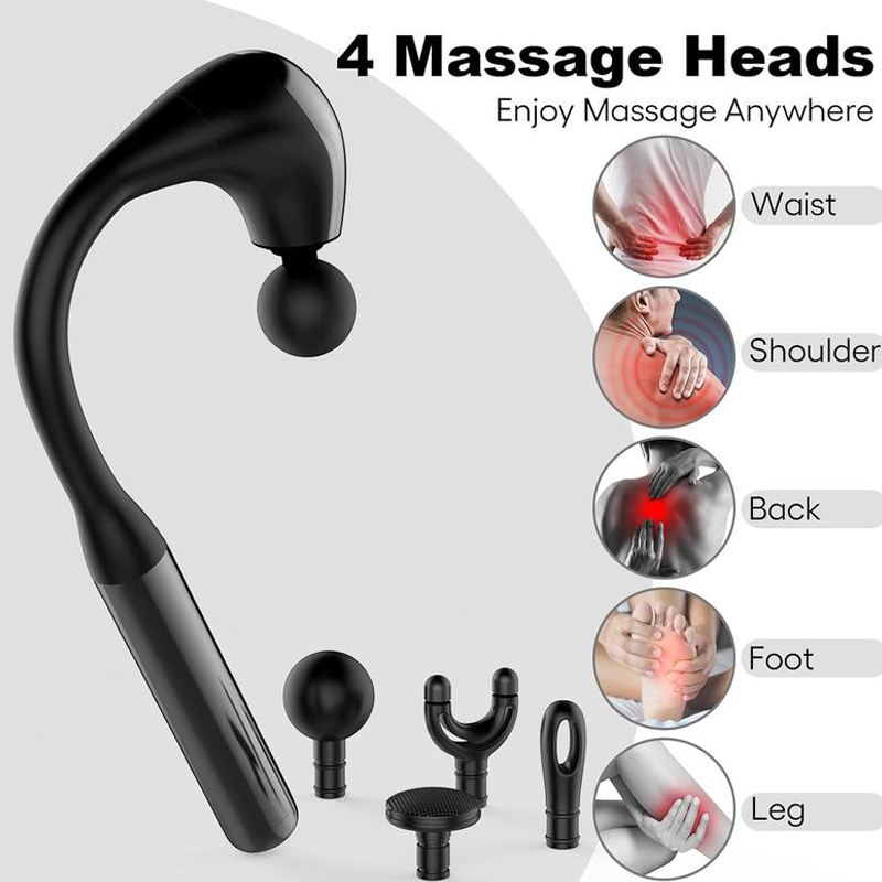 U-förmige, erweiterte, komfortable Massage-Faszienpistole