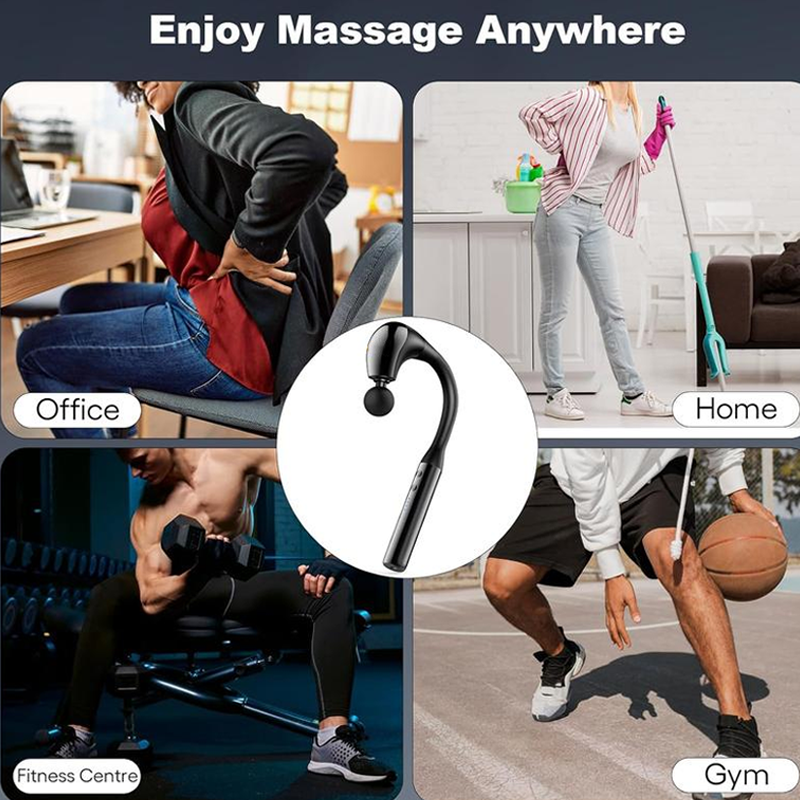 U-förmige, erweiterte, komfortable Massage-Faszienpistole