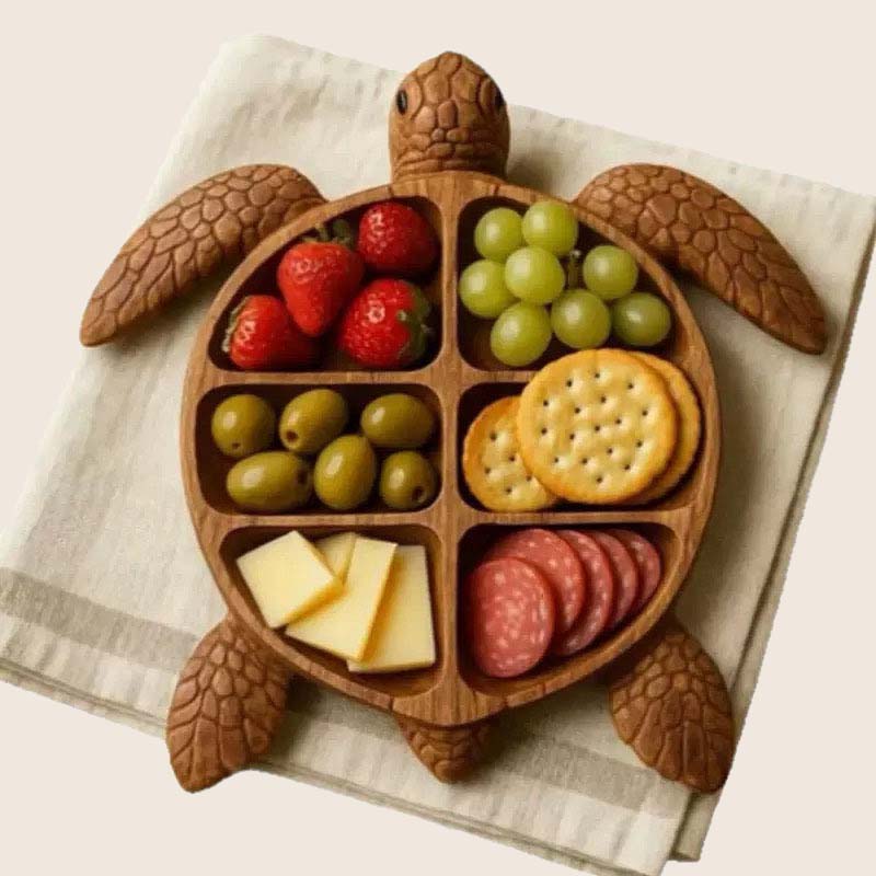 Rustikale Charcuterie-Platte mit Tintenfisch