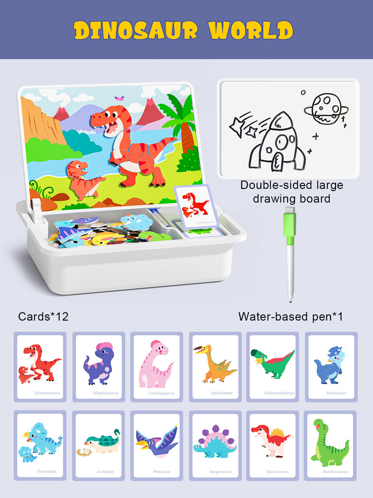 Magnetisches Puzzle-Lernspielzeug