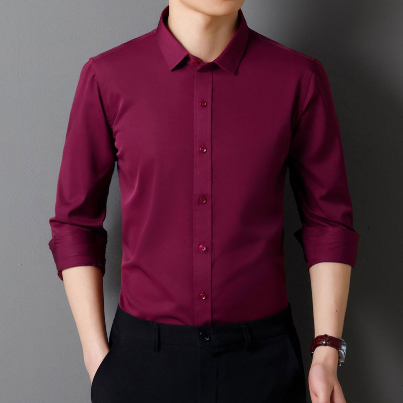 🎉2025 Neuheiten-Schnäppchenangebot✨Knitterfreies Button-Down-Hemd für Herren