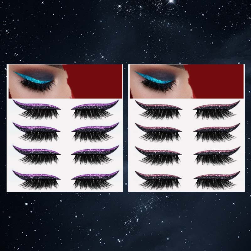 SELBSTKLEBENDE EYELINER- & WIMPERNAUFKLEBER