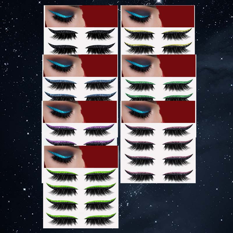 SELBSTKLEBENDE EYELINER- & WIMPERNAUFKLEBER